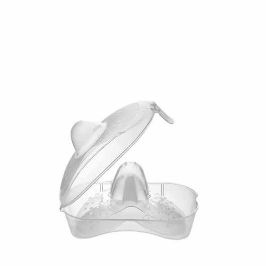 Soft Silicone Breast Shield for Nursing, Anti-Colic, Anti-Bite, Single-Layer Protective Nipple Cover